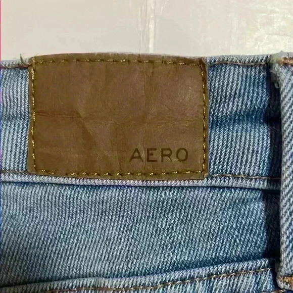 Aeropostale Light Blue Distressed High Rise Jeggings Women Size 4 - Picture 6 of 6